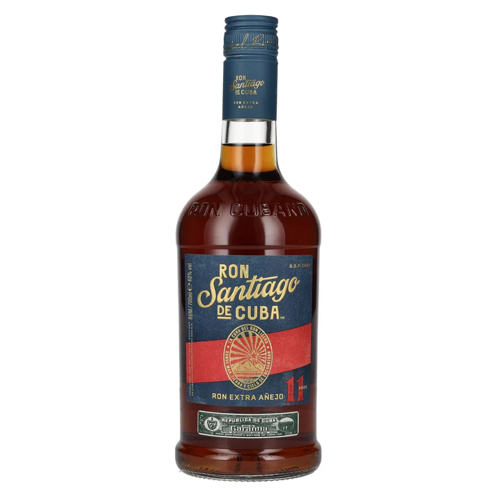 Santiago de Cuba Ron Extra Anejo 11 Anos D.O.P. Cuba