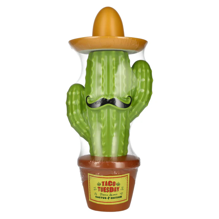 Taco Tuesday Tequila Blanco 100% de Agave Edicion CACTUS