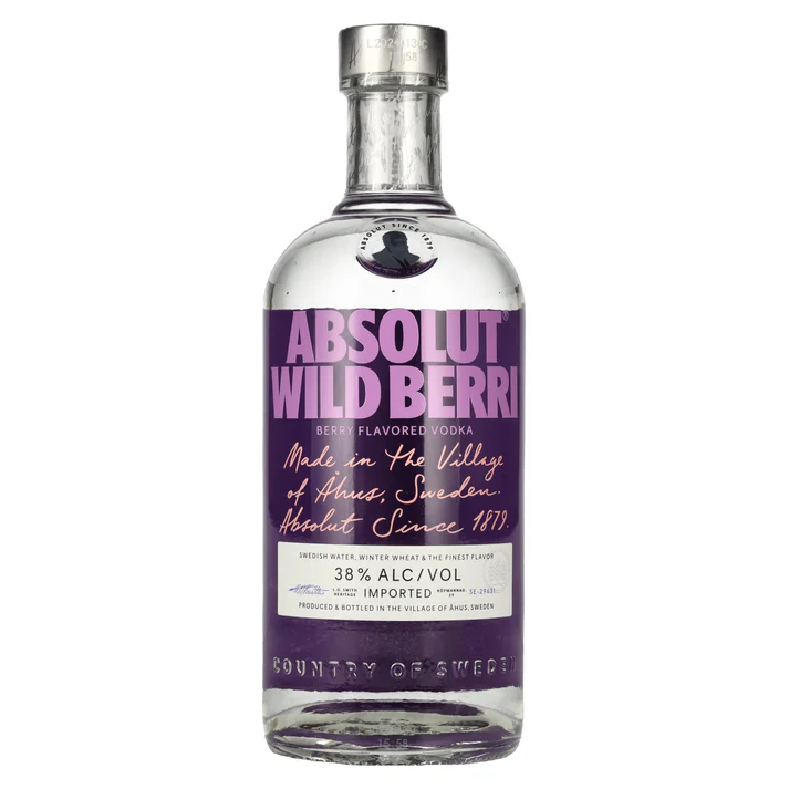 Absolut WILD BERRY Flavored Vodka