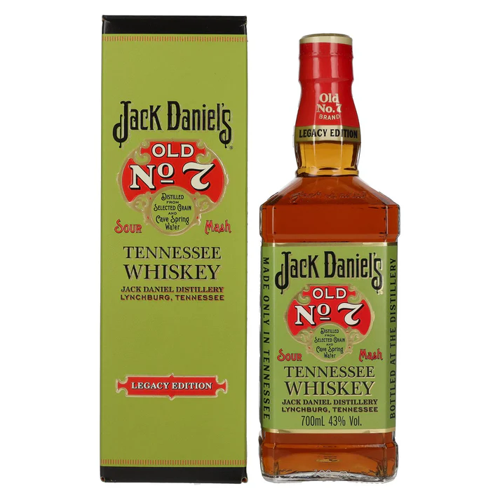 Jack Daniel's Sour Mash Tennessee Whiskey LEGACY EDITION No. 1 - GREEN DESIGN