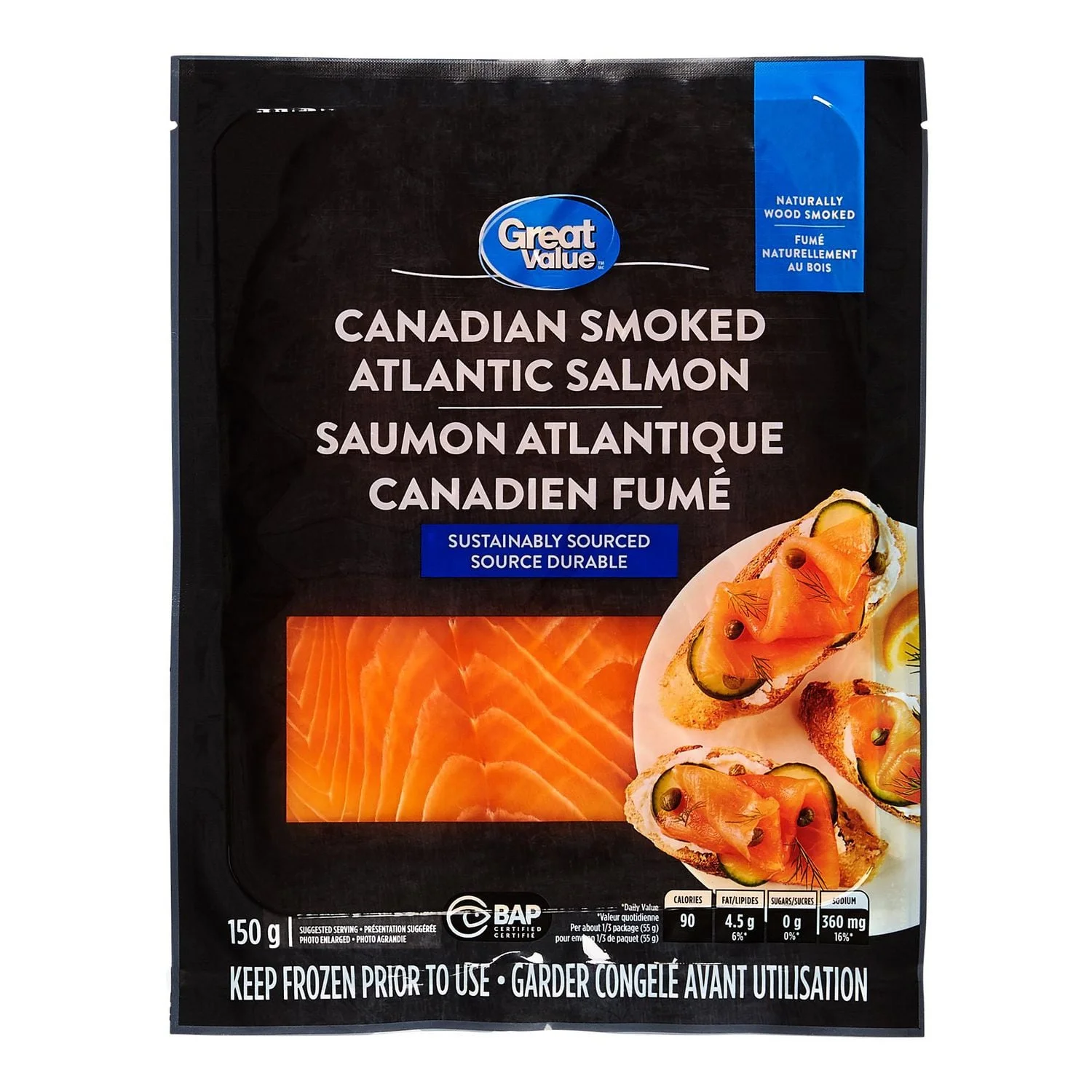 Fresh Atlantic Smoked Salmon Slices